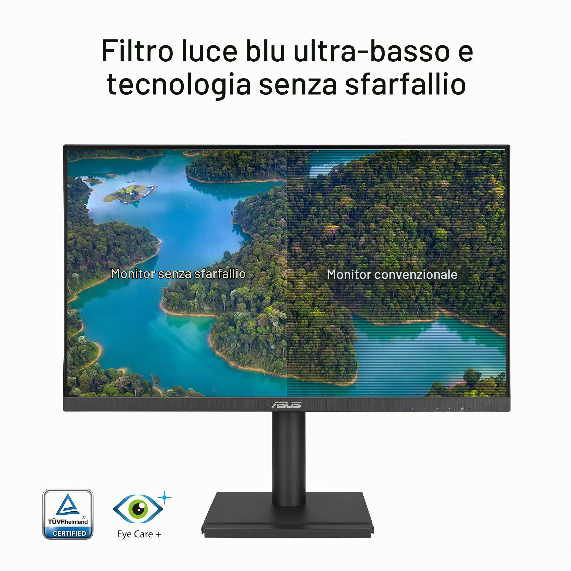 ASUS VA27DQFS, Monitor business da 27” FHD IPS (1920 x 1080), Nero