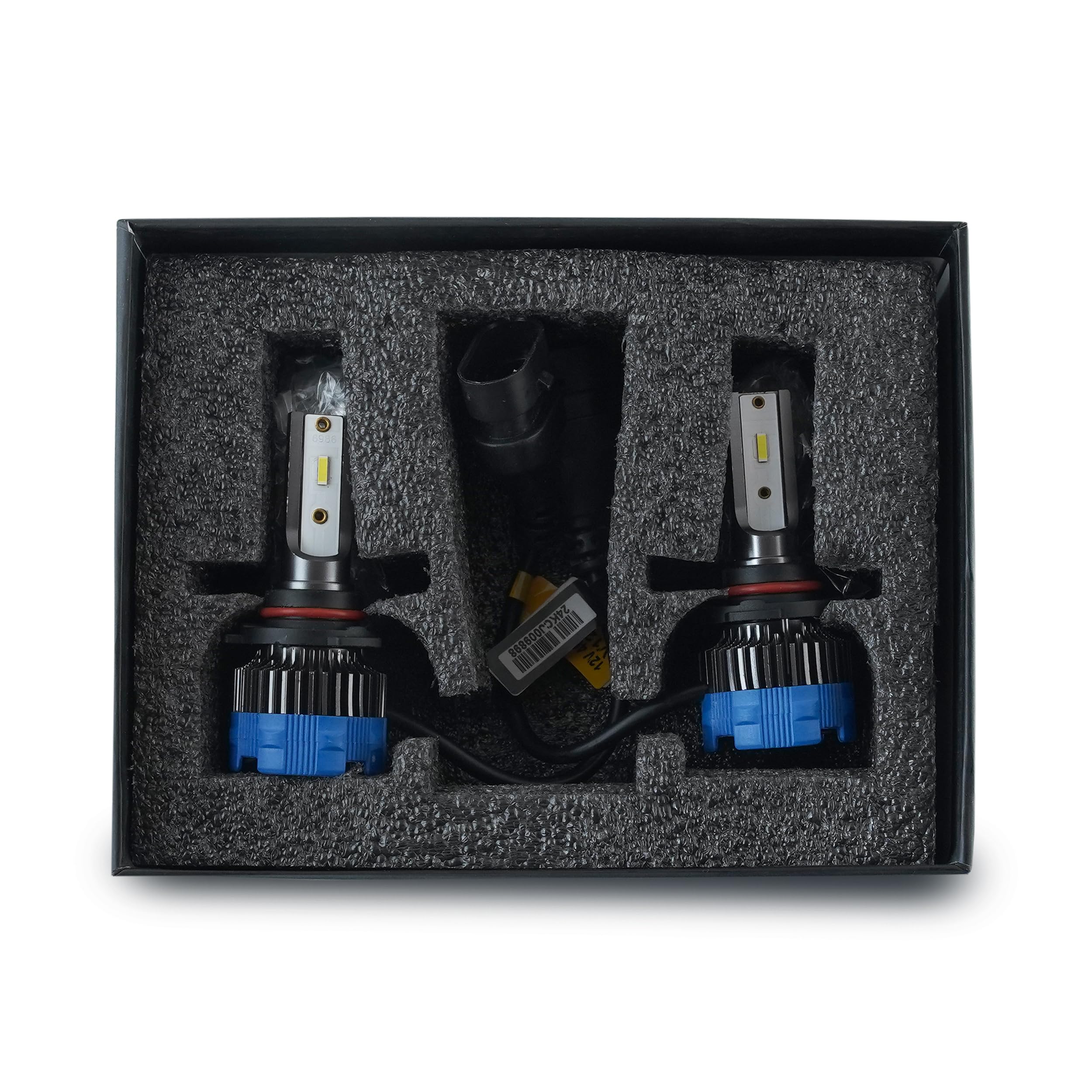Audio Wheels 9005 60W Car Led Headlight Bulbs,16,000 Lumens Super Bright LED Headlight Conversion Kit for Cars 6000K Cool White Quick Installation Halogen Replacement, Pack of 2 (9005-60W) - Image 7 thumbnail