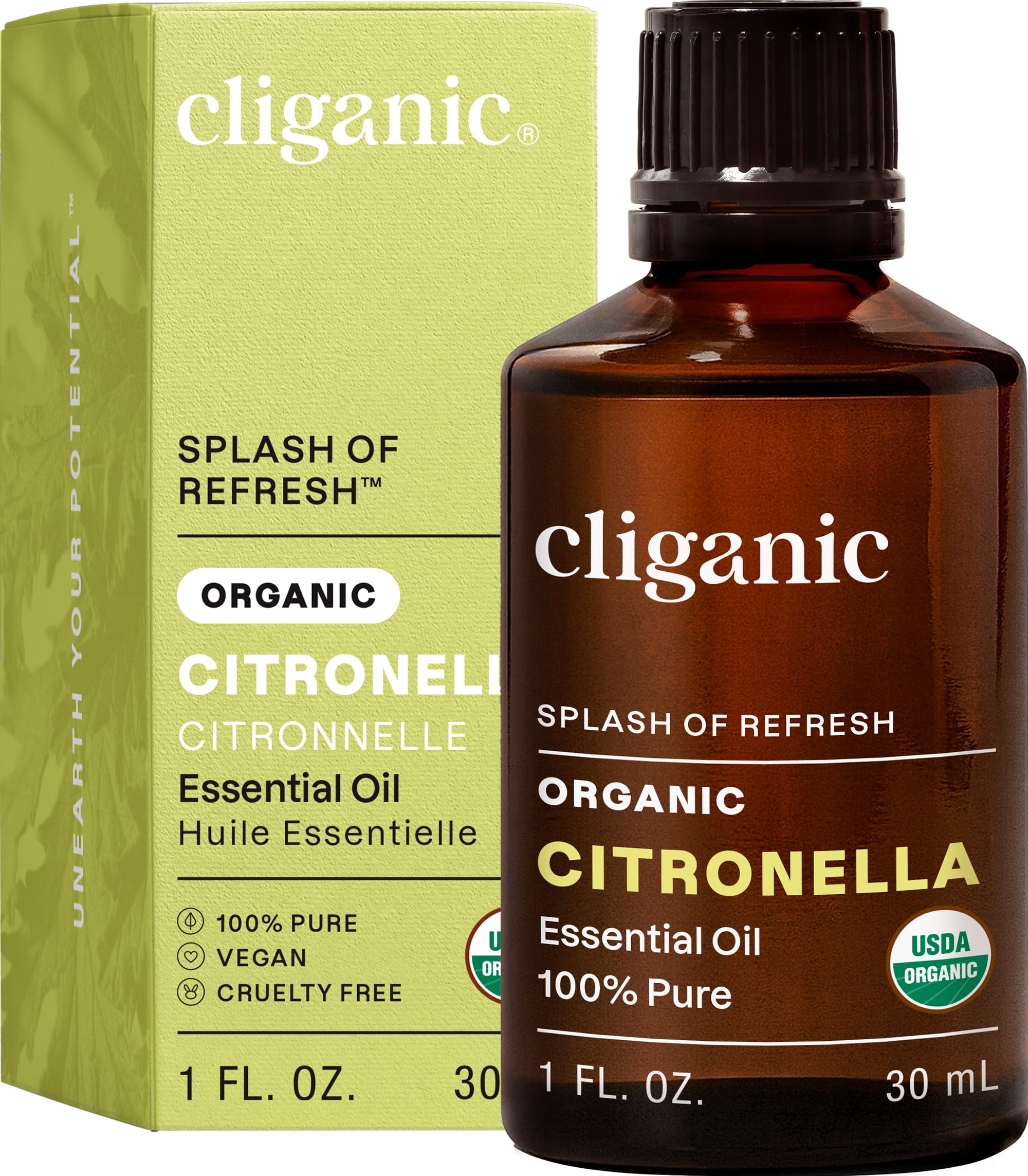 Cliganic Organic Citronella Essential Oil