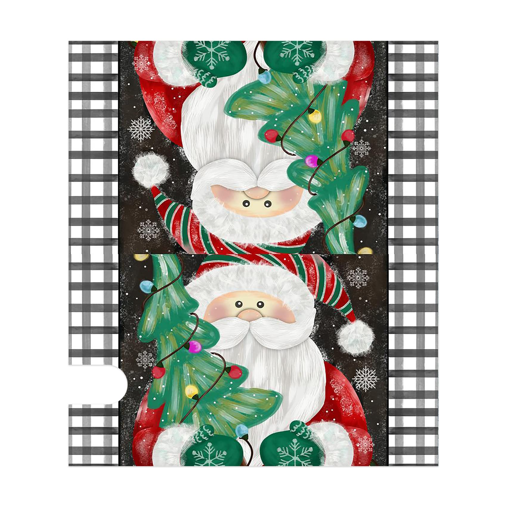 Mount Hour Christmas Mailbox Cover - Magnetic Red Tree Design, 21x18 Inches, Weatherproof Oxford Cloth - View #2