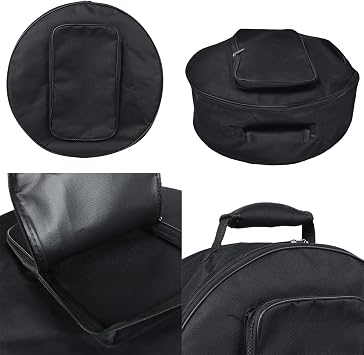 Snare Drum Bag Waterproof Drum Backpack Travel Drum Shoulder Bag Portable Drum Storage Case with Adjustable Strap and Padded Handle,14