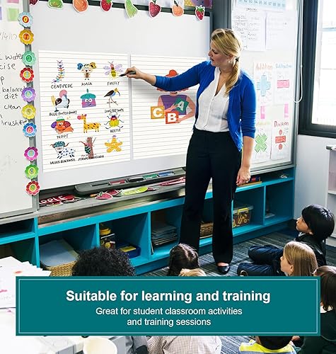 Miniatura 5 de ViVin Almohadilla de caballete adhesivo forrada, 25 x 30 pulgadas, papel de caballete autoadhesivo grande, tabla de anclaje para profesores, 30