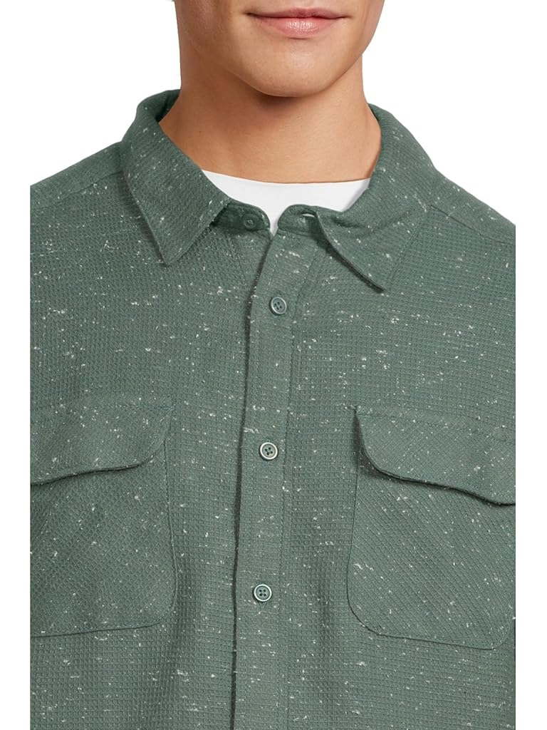 Gray RVCA Dayshift Flannel Long Sleeve