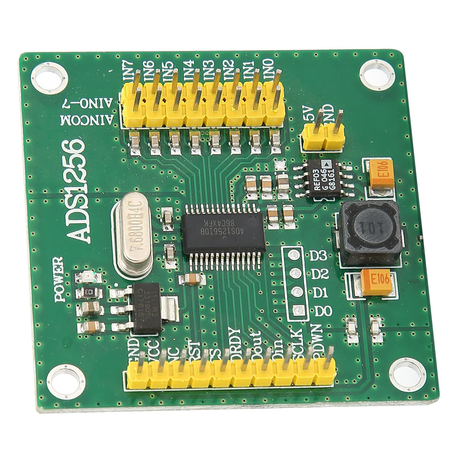 Modulo di Conversione Analogico a Digitale ADS1256 Scheda di Acquisizione Segnale ADC a 8 e 24 Bit per Conversione Dati Ad Alta Precisione