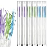 Maitys 360 Pieces Ear Hole Floss Piercing Cleaner Floss Disposable Piercing Aftercare Cleaning Line Ear Hole Care Cleaning Tool for Women Men(Green, Purple, Blue)