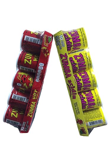 Zumba Paquete de pica, acidina y mezcla de chile picante picante, 10 unidades de 10.6 onzas cada paquete  20 unidades en total
