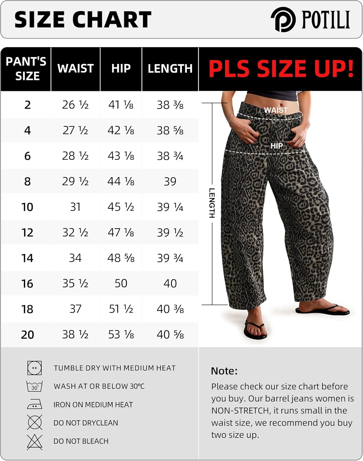 Women's Barrel Boyfriend Baggy Leopard Print Jeans Mid Rise Cropped Wide Leg Y2K Horseshoe Jeans for Women Trendy - Image 2