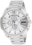 Men's Mega Chief Stainless Steel Bracelet, Silicone or Leather Band Watch with Analog or Digital Movement