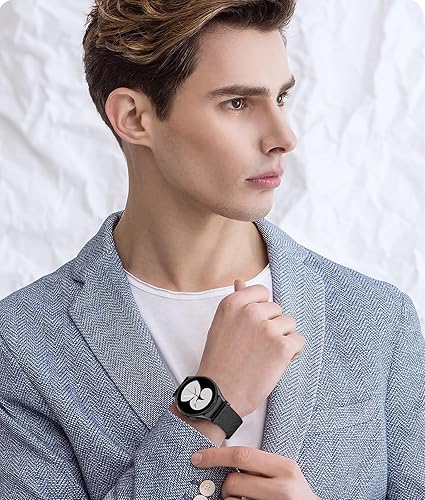 Miniatura 2 de Zedoli Correas de metal sin brechas compatibles con Samsung Galaxy Watch 6Watch 5Galaxy Watch 4 Band 1.575 in 1.732 inGalaxy Watch 5 Pro Band 1.772