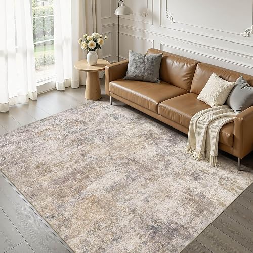 kakania 5x7 Washable Abstract Modern Rug