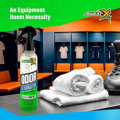 Miniatura 8 de Sweat X Sport Extreme Odor Spray  Desodorante multiusos para zapatos, ropa, equipos deportivos y todas las telas  Fórmula concentrada, no requiere