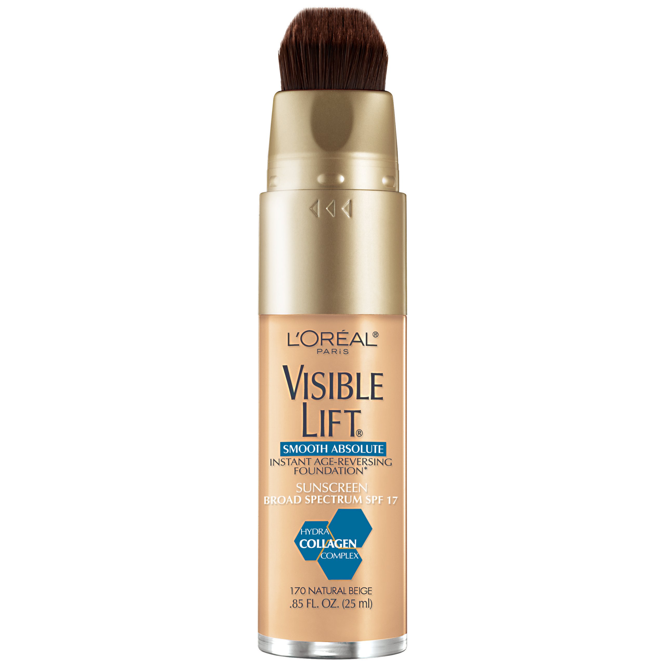 L’Oréal Paris Visible Lift Smooth Makeup, Absolute Natural Beige, 0.85 Fluid Ounce