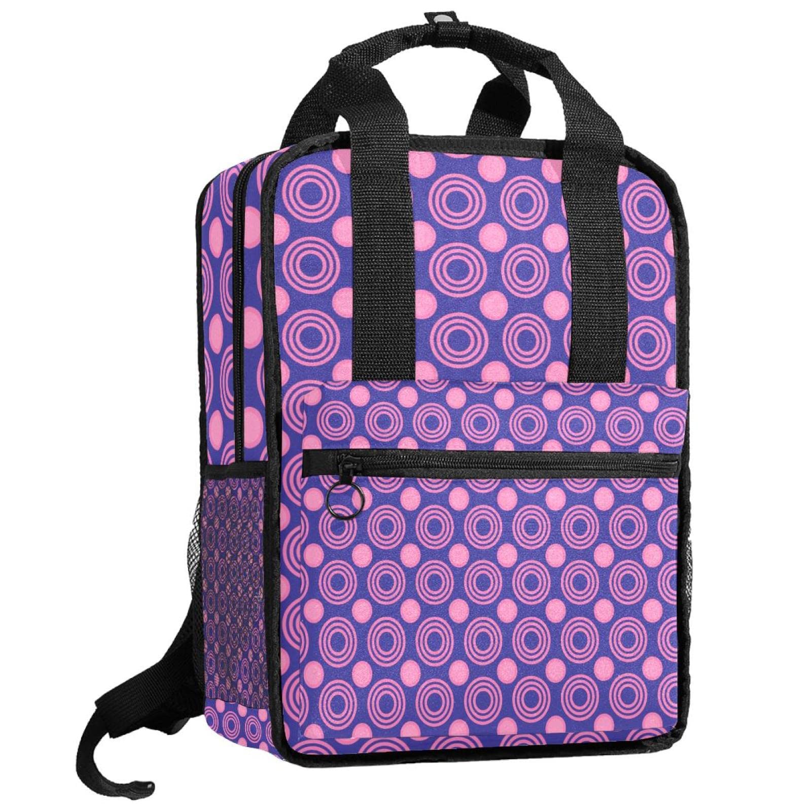 Sac à dos rétro pour garçons avec imprimé fleuri pour affirmer son style - 8