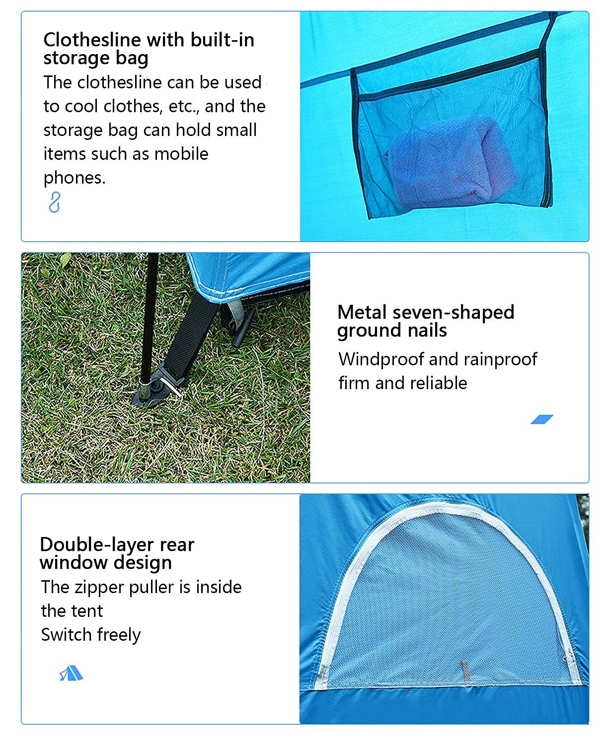 Doccia Privacy Tenda per Toilette Spogliatoio Tenda per Privacy - Tenda per Doccia Esterna Portatile istantanea, WC da Campo, Riparo dalla Pioggia per Campeggio e Spiaggia