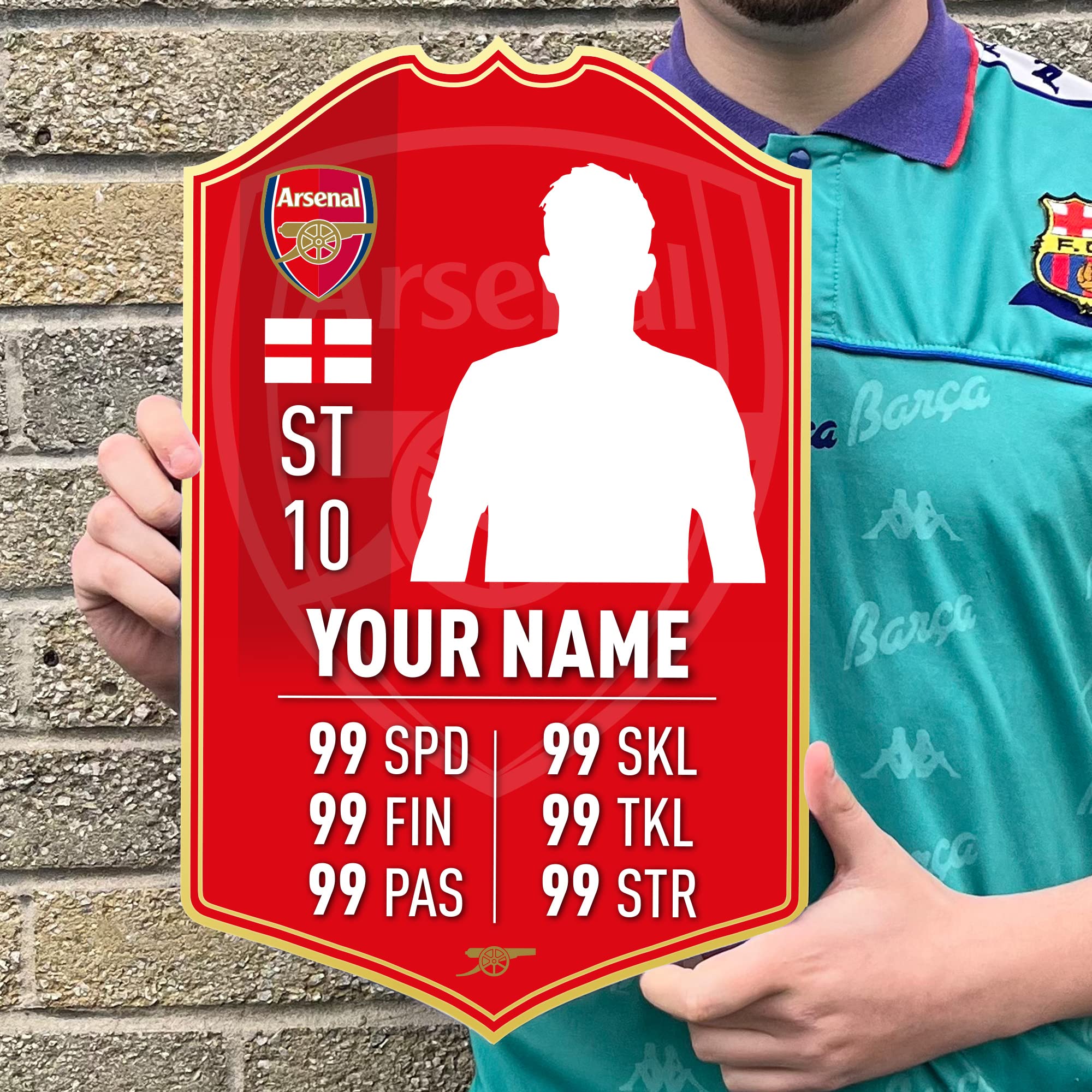 customised arsenal top