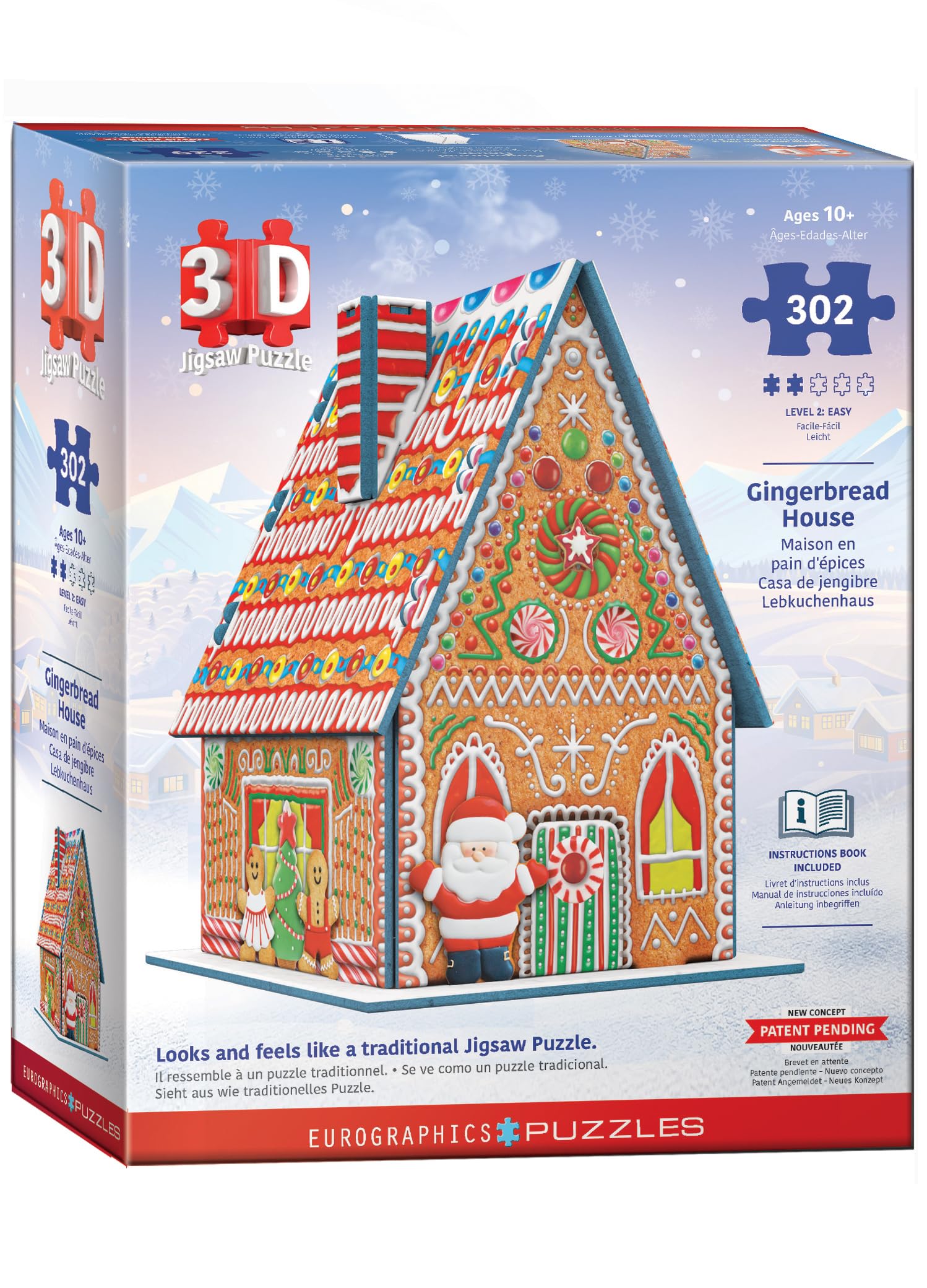 3D Puzzle Gingerbread House