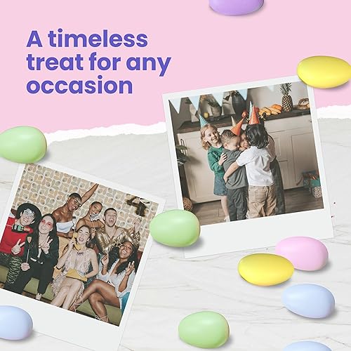 Miniatura 3 de Cambie Jordan Almonds  Almendras de caramelo pastel en varios colores  Almendras tostadas premium con un revestimiento de azúcar dulce  Para bodas,