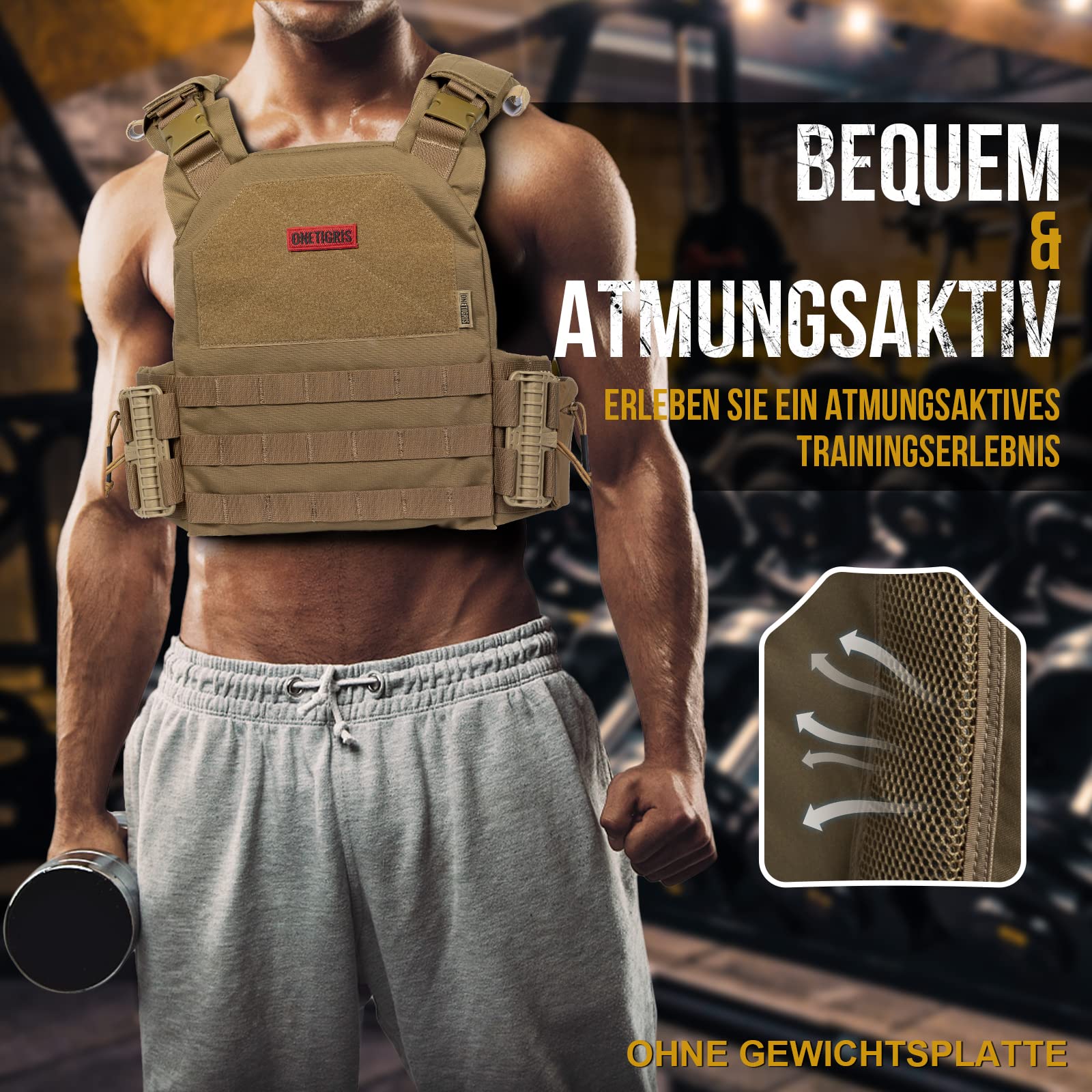 Phantom Athletics Vestellbae Gewichtsweste, Kafttaining Fu00fc