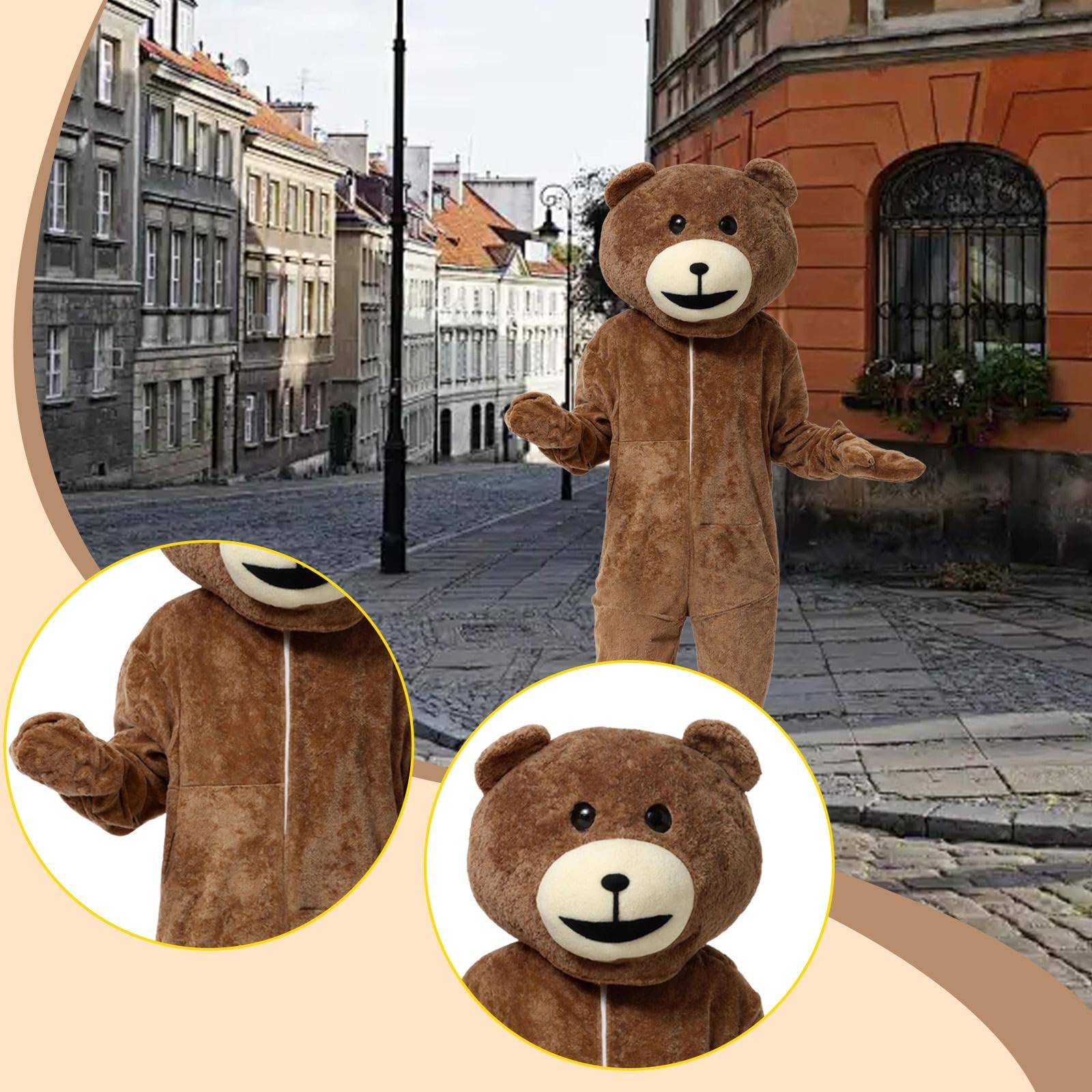 Costume Da Orso, Accessorio per Feste, Promozioni Aziendali E Feste in Maschera