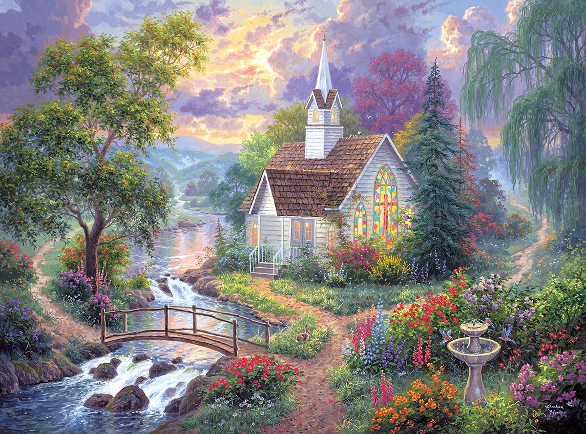 CRA-Z-ART Light Unto My Path by Abraham Hunter 1000 Piece Jigsaw Puzzle