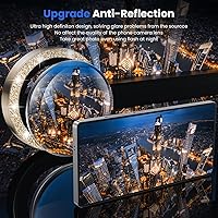 Vista 67 de WSKEN for Samsung Galaxy S24 Ultra Camera Lens Protector, Ultra Thin Scratch Resistant 9H Tempered Glass with Aluminum Metal Circle Camera Screen