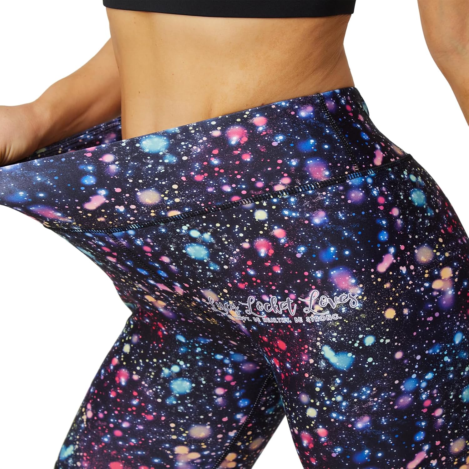 Women's Yoga Pants Capri Leggings for Women Compression Leggings Colorful Patterned Tummy Control Workout Leggings