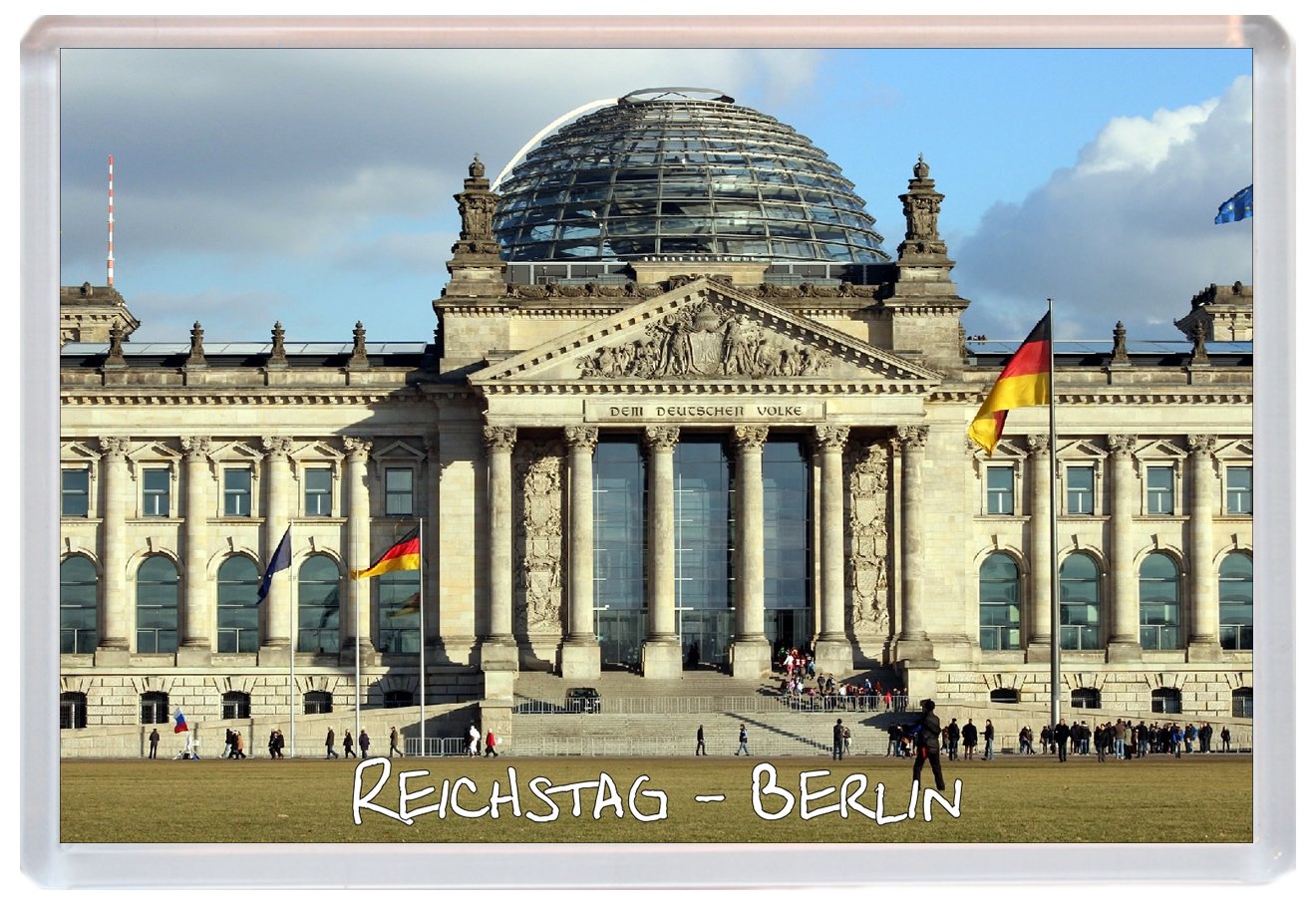 Reichstag - Berlin - Germany - Jumbo Fridge Magnet