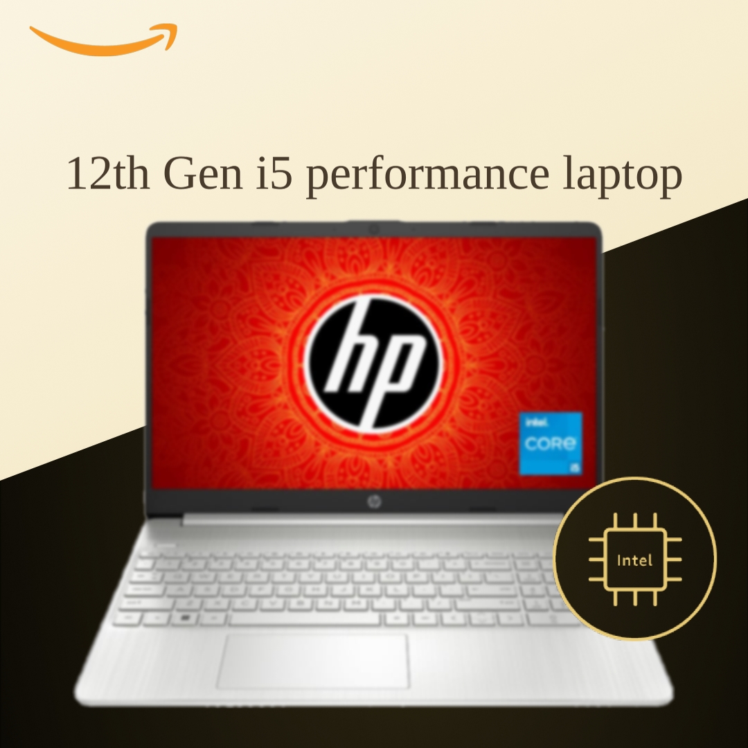 HP 12th Gen Intel Core i5 Laptop (16GB DDR4, 512GB SSD),FHD