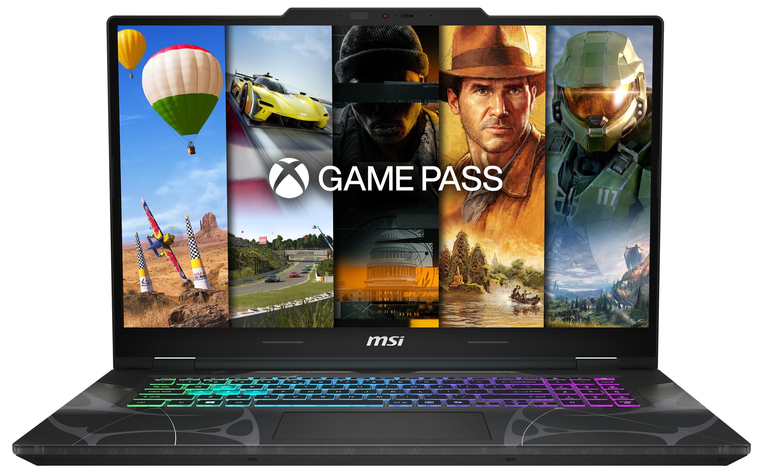 MSI Cyborg B2RWFKG-048 - Ordenador portátil para juegos (17,3", Full HD 144Hz, Intel Core 7 240H, NVIDIA GeForce RTX 5060, 16GB DDR5, SSD de 1 TB, Windows 11 Home, con 1 mes de GamePass