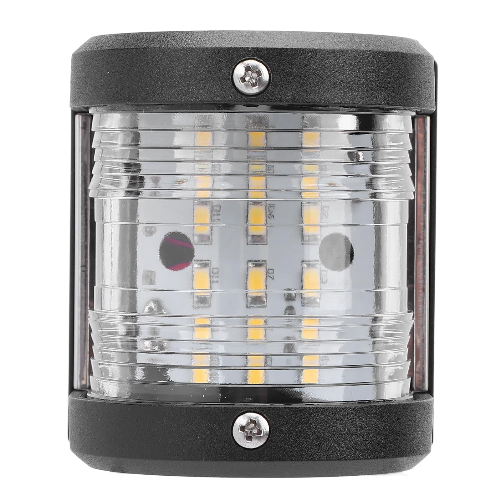 EMUKOEP 5-teiliges LED-Navigationslicht für Boote, Konstruktion aus ABS und Edelstahl 304, Wasserdicht, IP66, mit Energiesparender LED-Technologie für Schiffe Bis zu 12 M