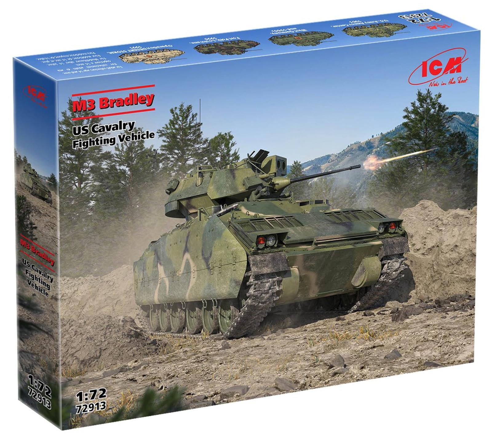 Amazon | ICM 1/72 アメリカ歩兵戦闘車 M3 ブラッドレー プラモデル