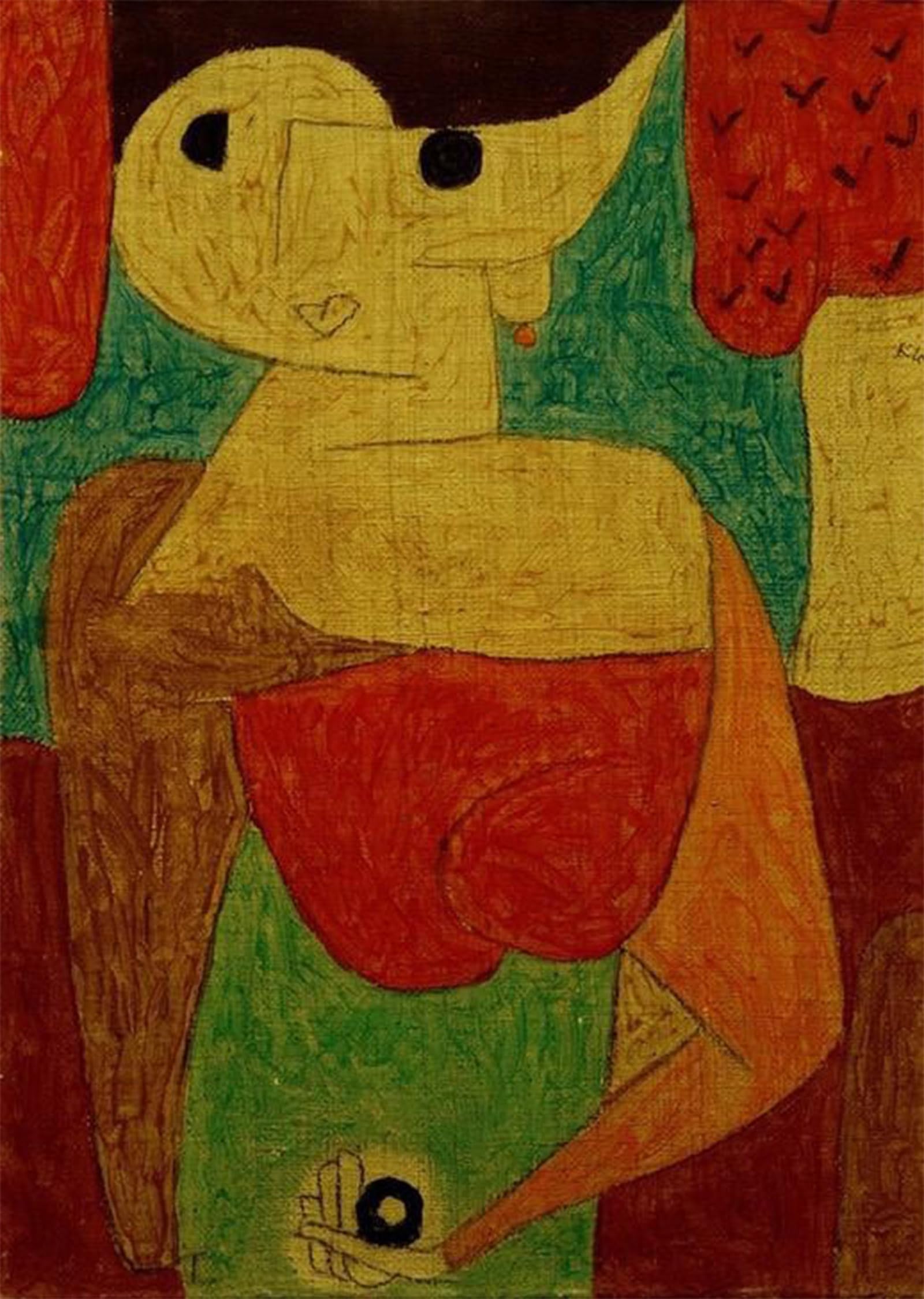 POSTERIIk Famous Print Pop Art Wall Art Graffiti Omphalo-centric Lecture by Paul Klee Art Prints for Home Decor 60x90cm