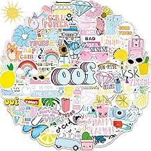 Stickers for Water Bottles, YANENAN 100 PCS Cute Vinyl Waterproof Aesthetic Stickers for Laptop, Computer, Phone, PC, Skat...