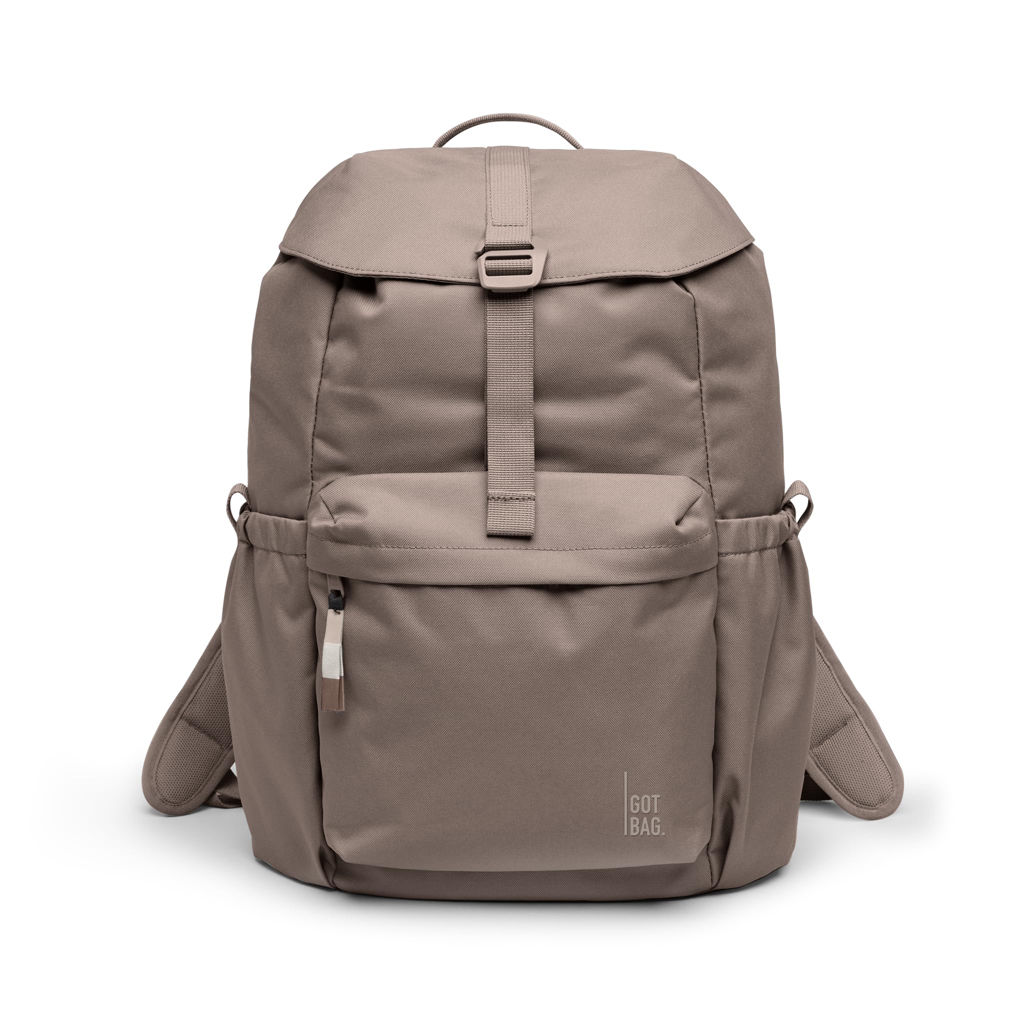 GOT BAG Flap Pack Everyday Backpack with 16 Inch Laptop Compartment 22.5 L Capacity Hand Luggage Backpack, Oyster