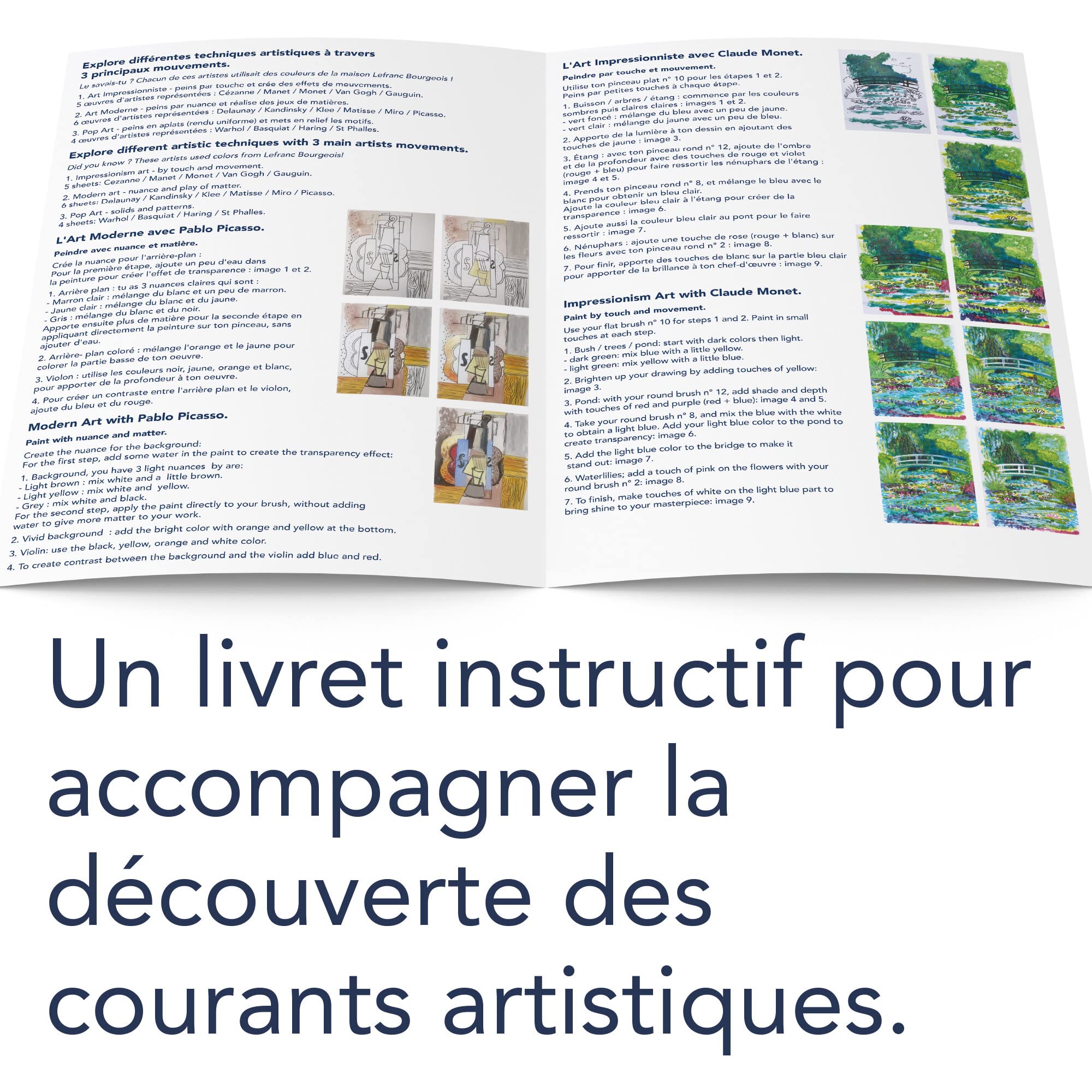 Lefranc Bourgeois enfants Coffret Réalise Tes Propres Toiles De Maîtres
