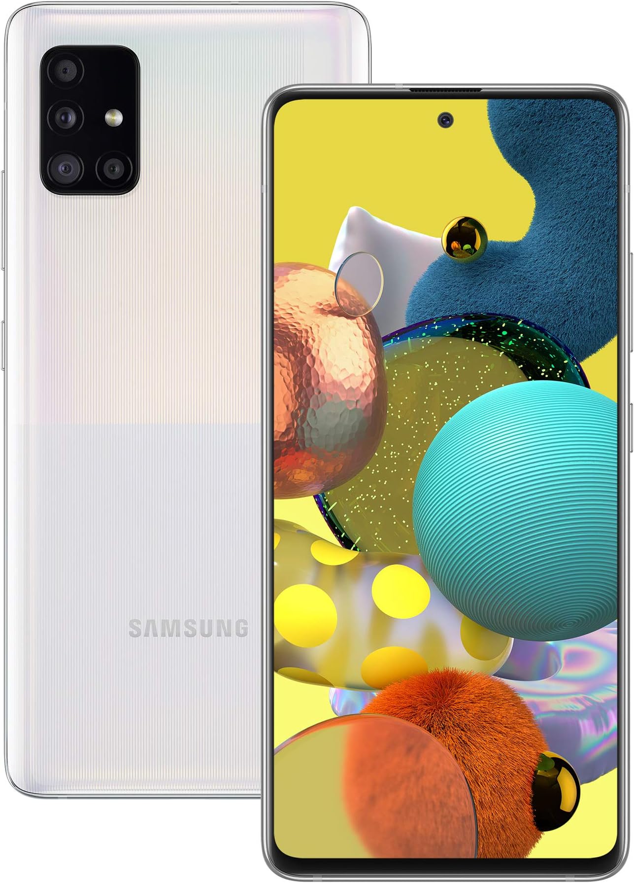 Galaxy A51 5G Prism Cube White Android Smartphone, SIM Free Mobile Phone (UK Version)