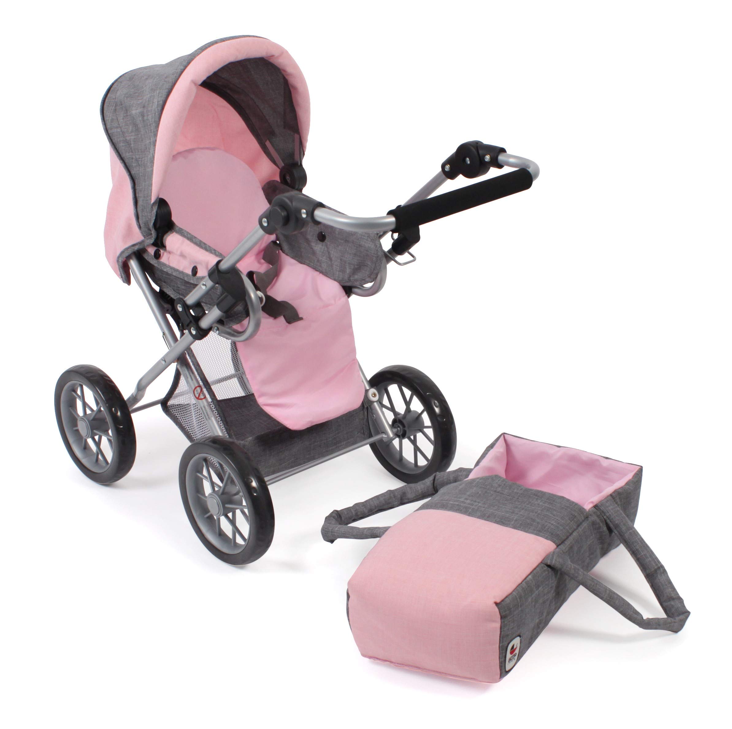 Bayer Chic 2000 Poussette Poupon 3en1 Leni | Évolutive & Ergonomique | Une poussette pour poupon 3en1 haut de gamme, saine et évolutive pour accompagner votre enfant durant des années.