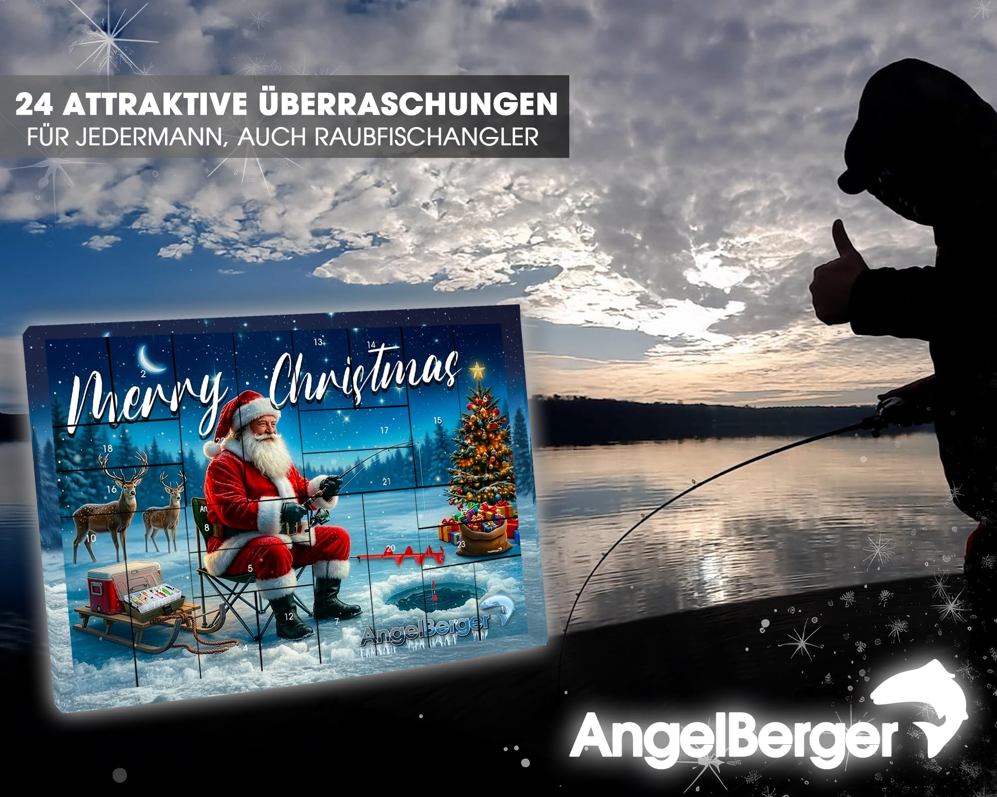 Angel Berger Adventskalender Weihnachtskalender Angelkalender (Angel Berger Adventskalender Allround)