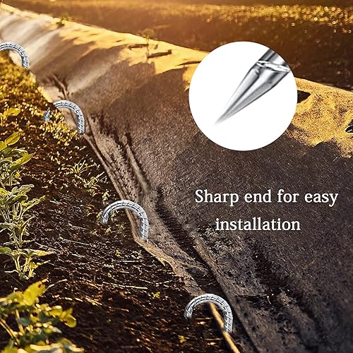 Miniatura 7 de Estacas de barra de refuerzo con gancho en J de 12 pulgadas, estacas de tierra para decoraciones de Navidad, estacas de barras de refuerzo para