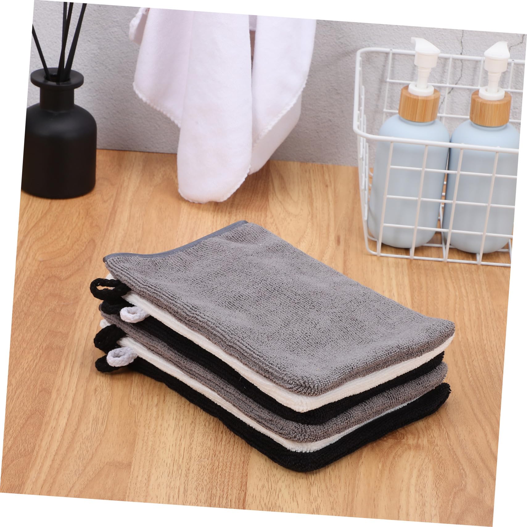 Ipetboom 6pezzi Guanto Scrub Corpo Esfoliante Guanti Doccia Esfoliante per Guanto da Bagno Salviette per Doccia Strumento Panno Scrub per Schiena Panni Esfolianti per Corpo