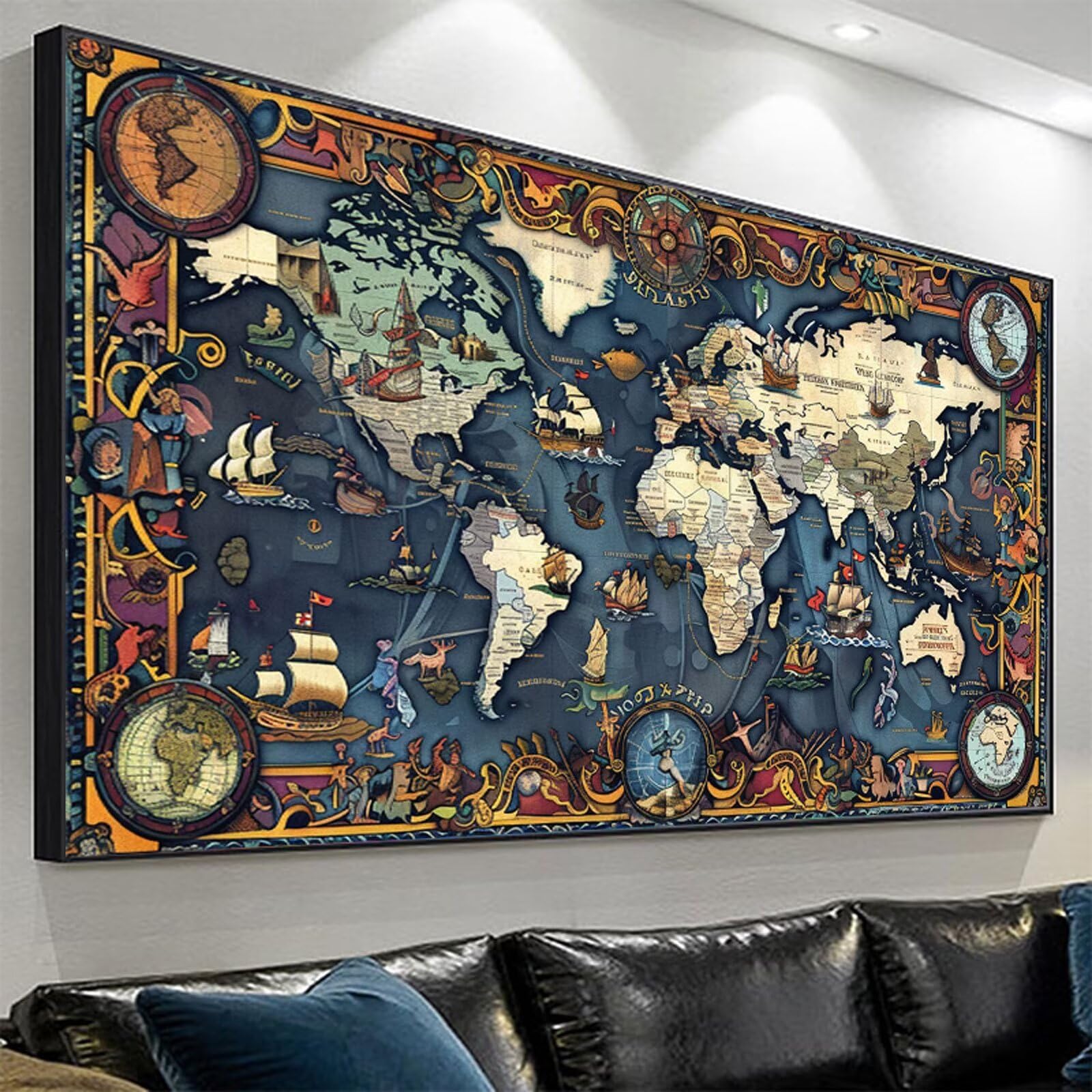 Diamond Painting Erwachsene,Blume Diamant Painting Bilder 70x140cm