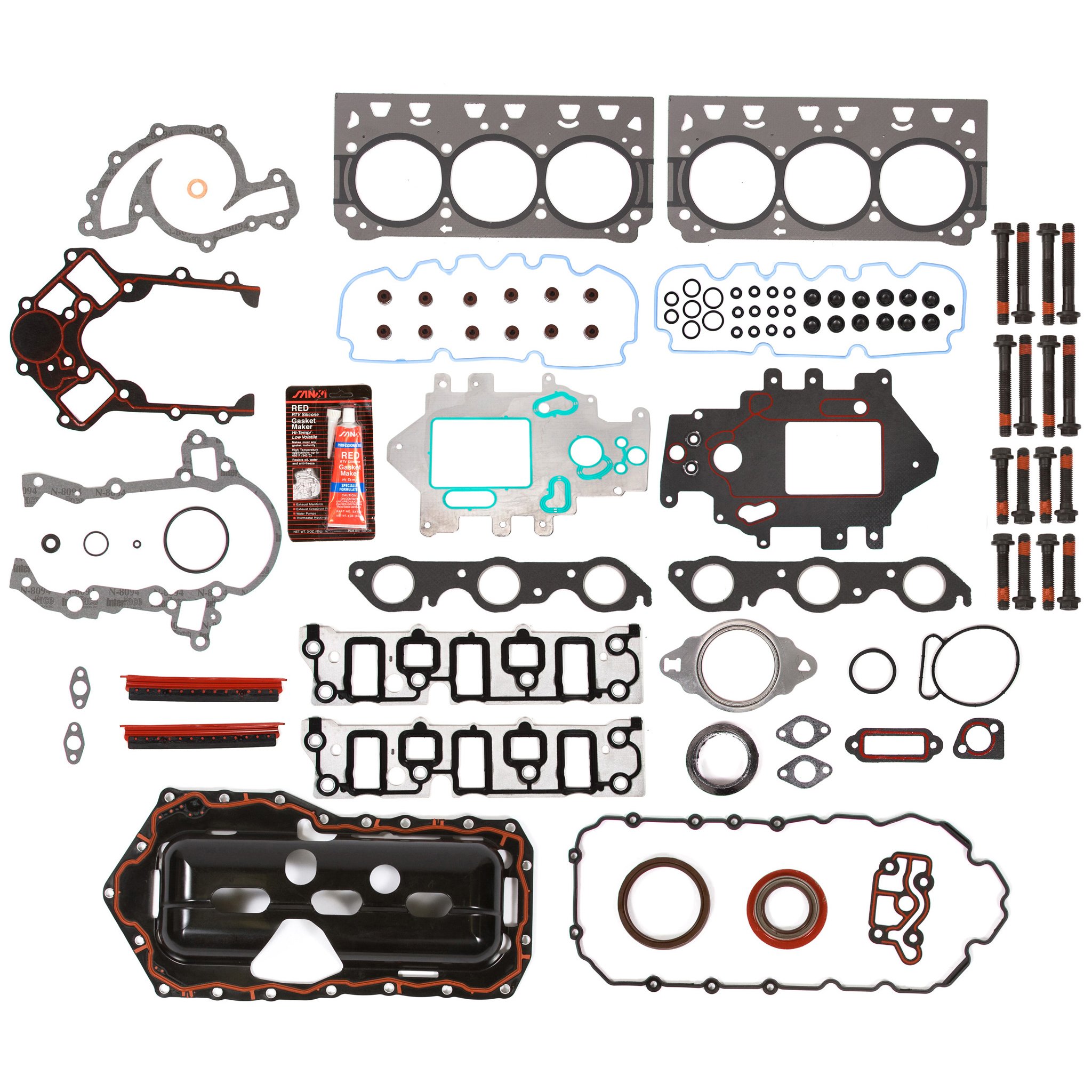 Evergreen FSHB8-10438S-GP Bullone testa set guarnizione completa