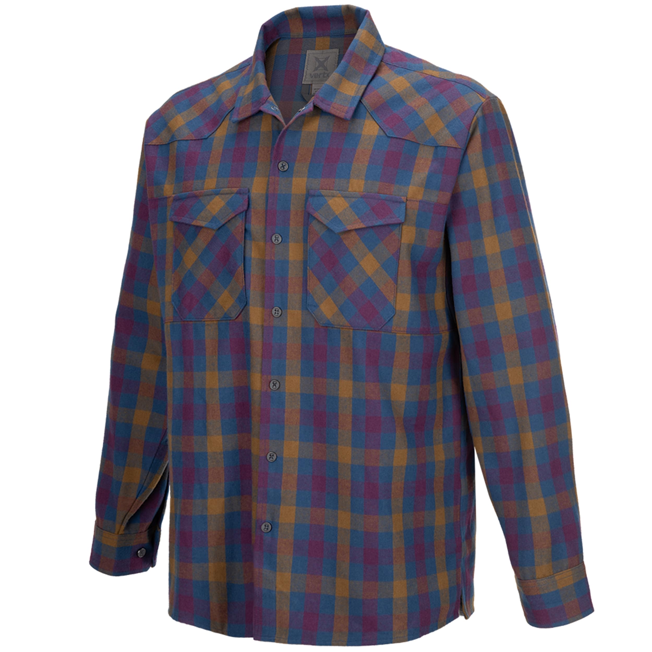 Vertx Standard Canyon Valley Tactical Flannel Long Sleeve Outdoor Work Shirts with Pockets
