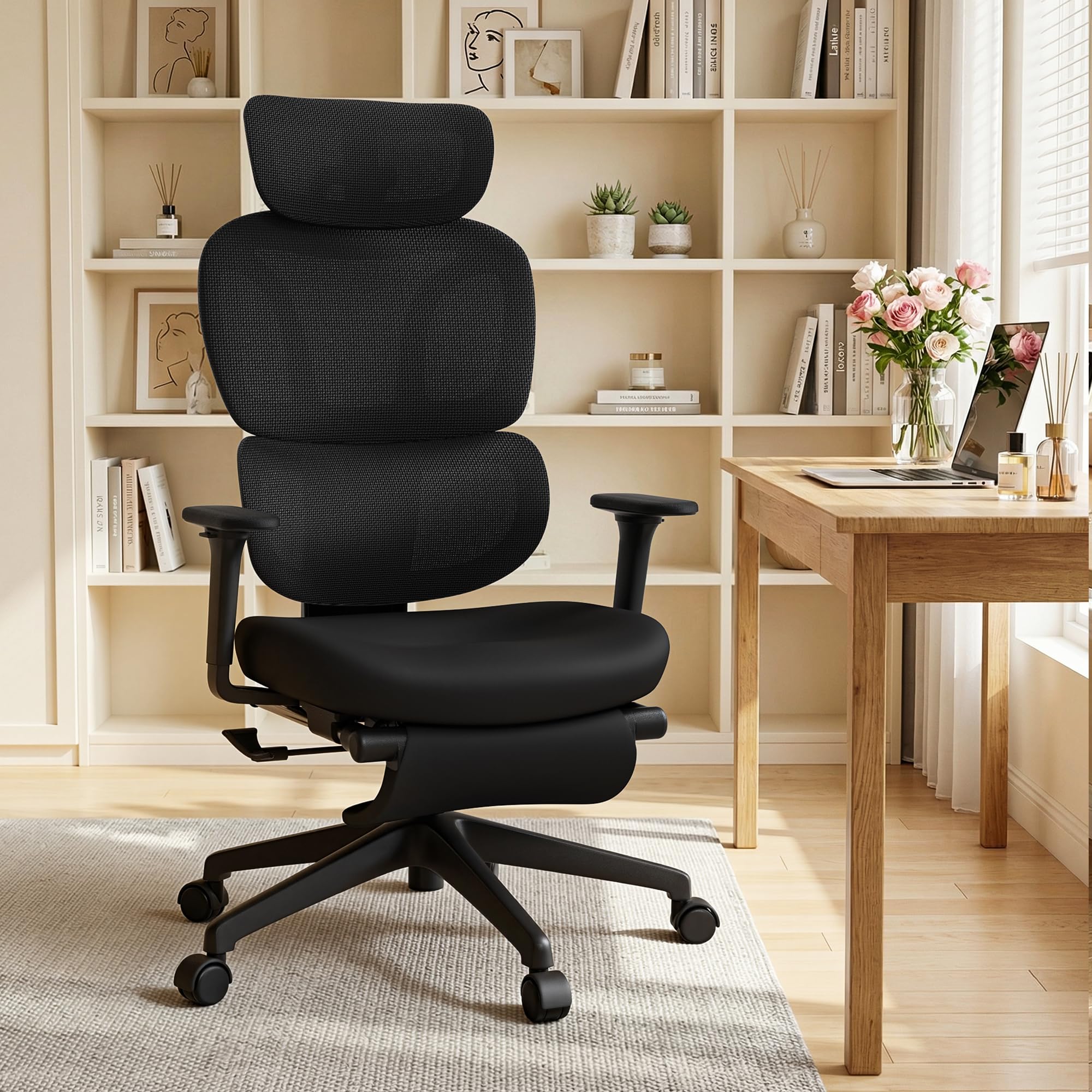 Amazon.com: WELAX S3 Ergonomic Mesh Office Chair with Foot Rest