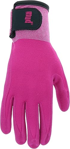 Miniatura 7 de MUD Grip Women's Polyester Blend Shell and Water Resistant Sandy Nitrile Coated Palm Abrasion Resistant, Excellent Grip