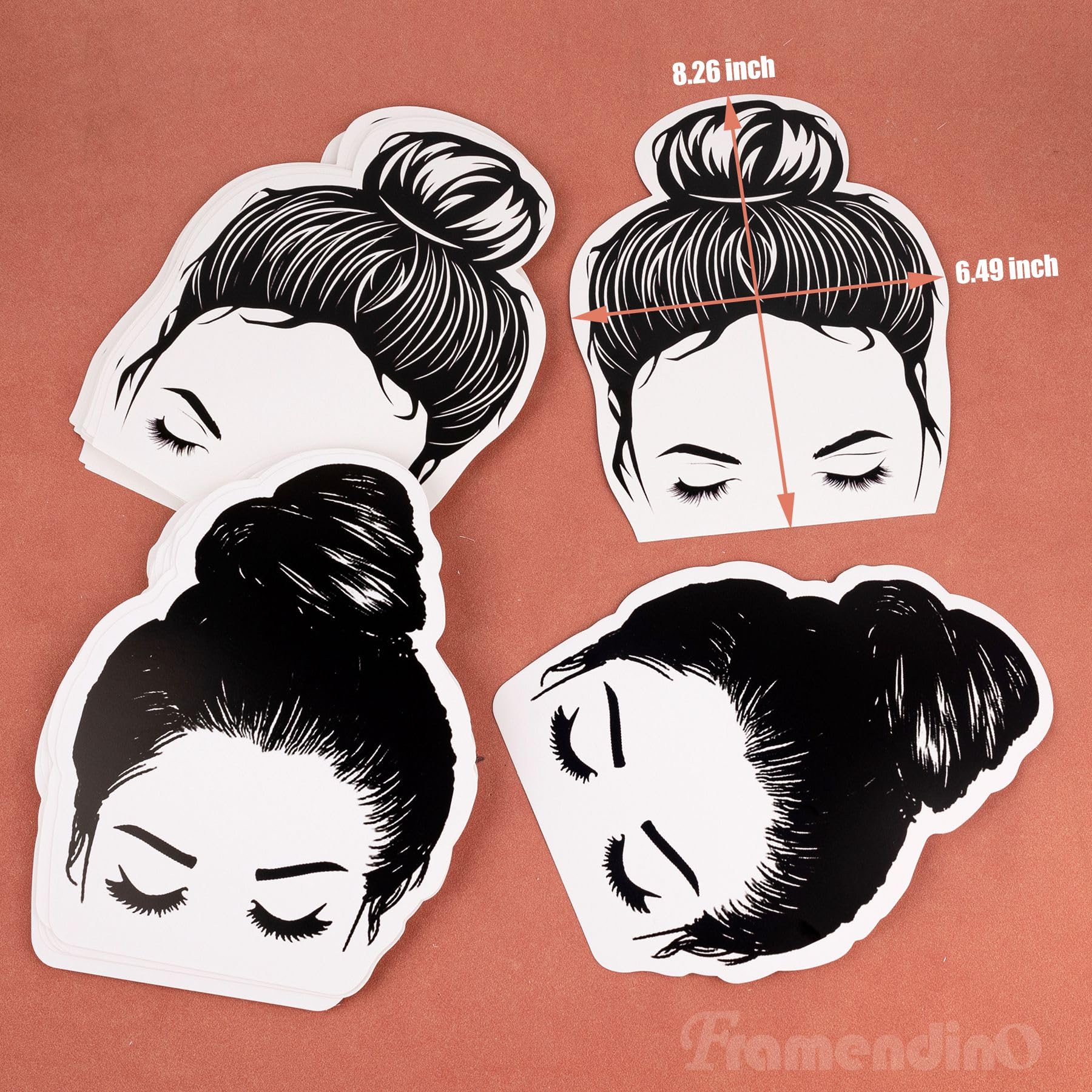 Framendino, 50 Pack Cardboard Headband Display Cards for Selling Bracelet Necklace Ear Warmers Hats Scrunchies Sewing Crochet Knitting