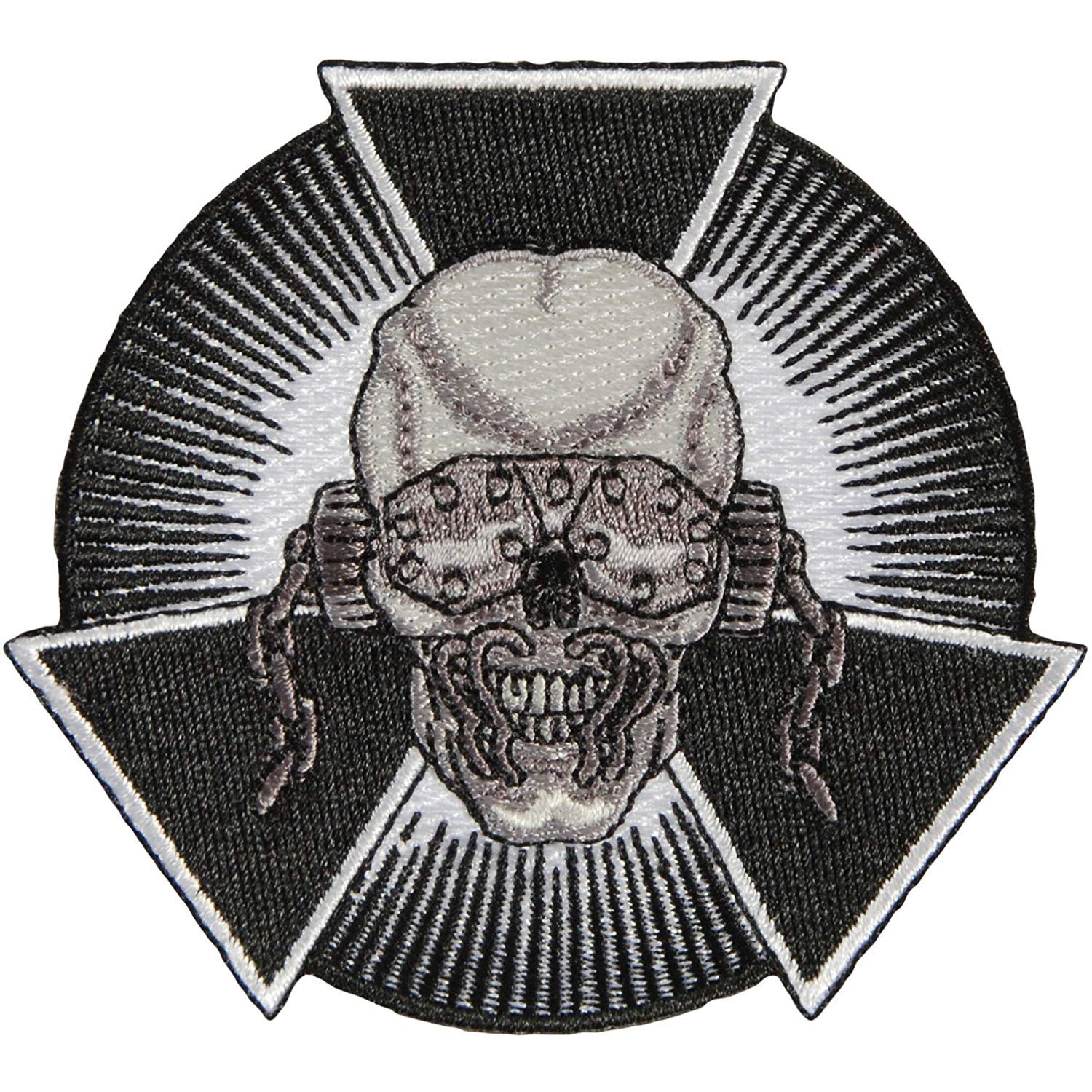 C&D Visionary P-4250 Megadeth Skull Burst Patch, Black, No Size