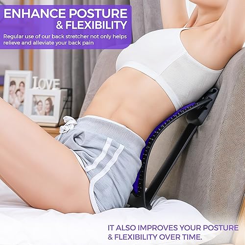 Miniatura 8 de Aran co Everlasting Comfort - Estirador de espalda para aliviar el dolor de espalda baja, descompresión de columna vertebral y espalda con
