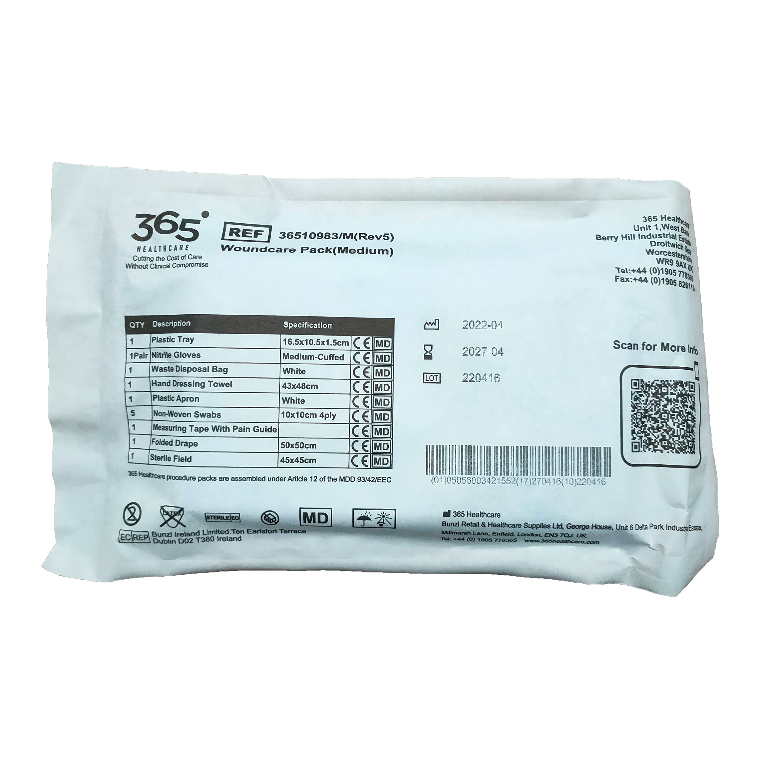 โ Wound Care Pack Medium - Pack of 10