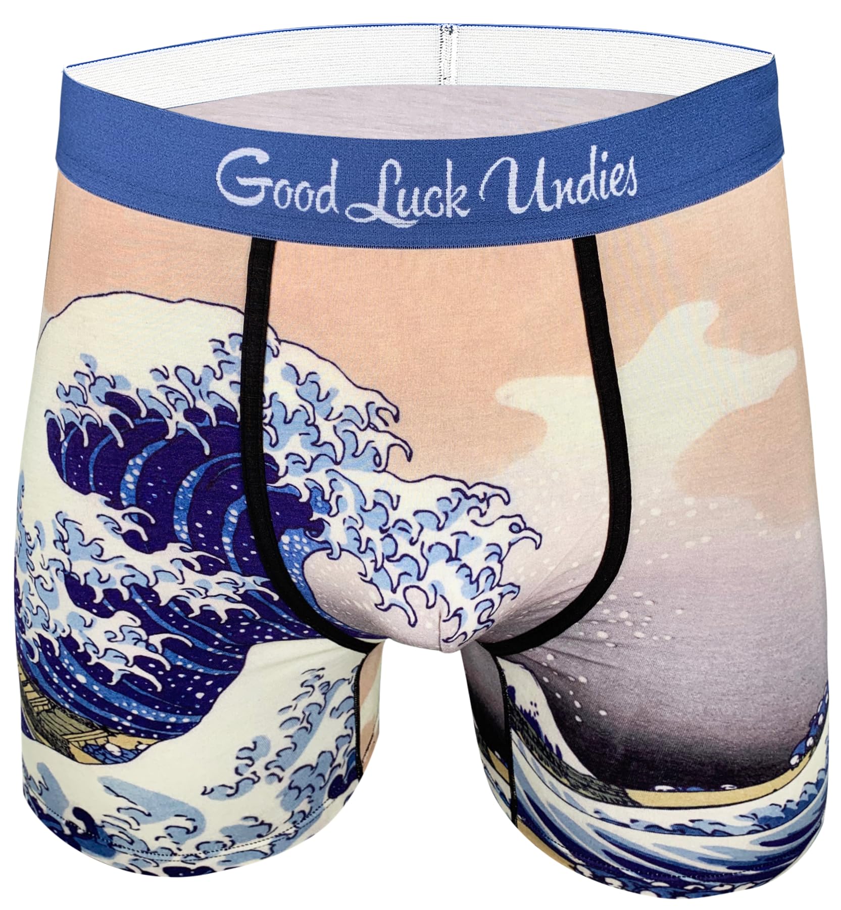 Good Luck Undies Men's Books & Art Boxer Brief Underwear